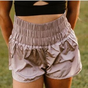 FP MOVEMENT The Way Home Shorts Moonlight Mauve Large Free People